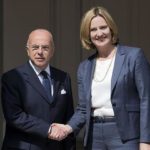 Bernard Cazeneuve (the Interior Minister of France) meets Home Secretary Amber Rudd to discuss security and counter-terrorism issues