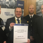 Left to Right: PC Mike Bruce, SNP MP Chris Stephens, Nick Smart and Calum Macleod