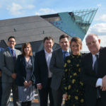 Left to Right: Simon Hudson (OSL), Dr Elvis Hernandez-Perdomo, Judith Moore (OSL), Bob Spence, Alastair Robertson (chair, OSL Risk Management), Sarah Weldon (OSL) and Dr Calie Pistorius pictured at the EURisk Convention launch event