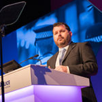 Simon Kempton speaking at the Police Federation's Annual Conference