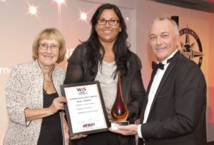 Left to Right: Former SIA chairman Baroness Ruth Henig, Yasmeen Stratton of SSR Personnel and Professional Security's managing director Roy Cooper, who organises the annual Women in Security Awards